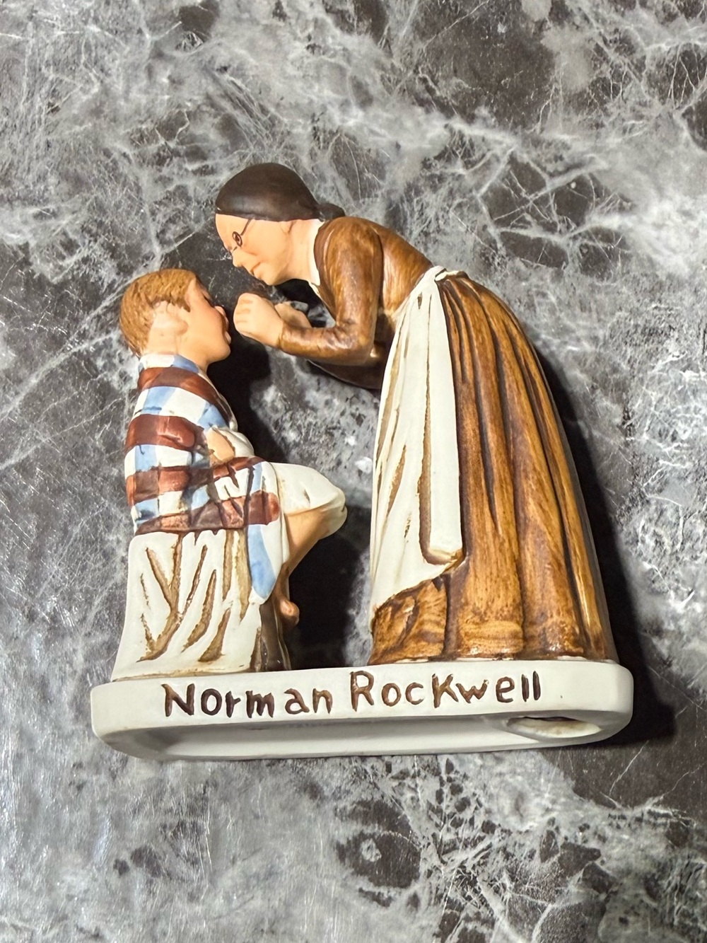 Norman Rockwell “Take your medicine “ vintage 1980 collectible (NR-218) 1936 Art